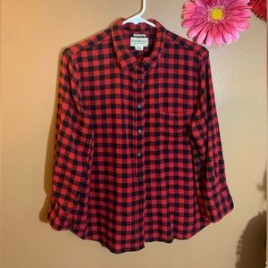 Denim & Supply Ralph Lauren Tomboy Buffalo Plaid Button-up Shirt -XL